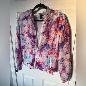Lightweight Multicolor Floral Jacket